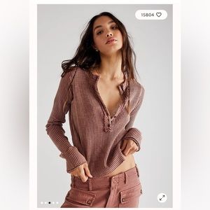 Brand new Free People long sleeve, Medium, New with tags. FP One Colt Thermal